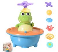 Giocattoli da Bagno Luminosi Coccodrillo, Giocattoli per Vasca da Bagno | Simpatico Giocattolo a Forma di Coccodrillo, Gioco con Luce LED, Spruzzatore d’Acqua per Casa, Toilette E Sala Giochi