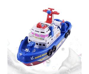 Giocattoli da bagno luminosi | Elettrico dei vigili del fuoco per bambini e ragazze | Giochi d'acqua per giocare nella vasca da bagno | per piscina, spiaggia, bagno, nuoto, compleanno, estate
