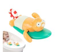 Giocattoli da bagno Nuoto - Giocattoli da doccia a carica per - Animali educativi con spago da sparare per gioco d'acqua di doccia, viaggi, feste all'aperto, piscina e