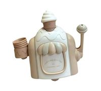 Giocattoli da Bagno per Bambini 4-8 Anni, Macchina Bolle a Forma di Gelato, Set con 4 Coni, Regalo Compleanno e Natale