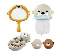 Giocattoli da bagno per bambini - giocattoli d'acqua, set di animali da nuoto | Assistenza per l'apprendimento dei finanziamenti precoci, giocattoli interattivi per l'uso del bagno in piscina per bamb