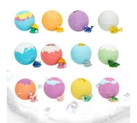 Giocattoli da Bagno per Bambini - Gioco Colorato con dentro - Pallina Doccia Shower - Vasca da Bagno Momenti in Famiglia Giardino