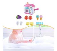Giocattoli da bagno per fare schiuma di gelato, set da gioco per finta torta con