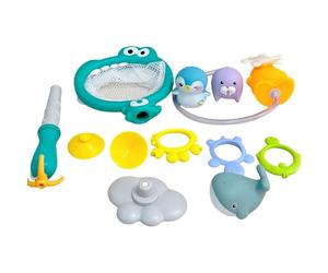 Giocattoli da Bagno per - Giocattoli da Bagno per Bambini Giocattoli da Gioco di Acqua | Set di Gioco di Rete da modulare, Padiglione di Drenaggio di Aspirazione per Vasca da Bagno
