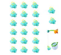 Giocattoli da bagno per la pesca - induzione pesca con gancio, 20 pezzi giocattolo da bagno per bambini, divertente gioco di carnevale per bambini bambino bambino ragazza sviluppo sensoriale