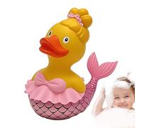 Giocattoli da bagno per tutti-piccoli, anatre in silicone carine per il bagno, figurine interattive per compleanno, Halloween, Pasqua e giochi d'acqua divertenti