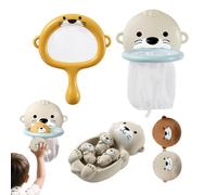 Giocattoli da bagno,Set di giochi per animali domestici Madre e bambino per la vasca da bagno - Animali galleggianti sensoriali per piscina da viaggio, festa all'aperto doccia