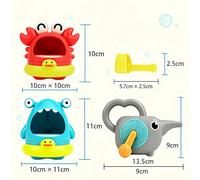 Giocattoli da bagno Shark Bubble Maker, giocattolo da bagno per bambini, macchina per bolle da bagno per ragazzi e ragazze, giocattoli da bagno, giocattoli da piscina, giocattoli da spiaggia, giocatto