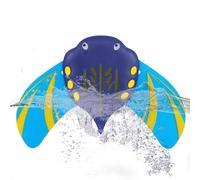 Giocattoli da bagno sotto forma di una creatura marina: pesce galleggiante e coperta a raggi con movimento idrodinamico | Giochi d'acqua estivi per bambini, animali marini per vasca da bagno