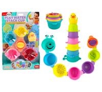 Giocattoli da bagno - Tazze con fori e papera 8 pz