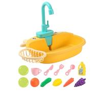 Giocattoli da banco per bambini, giocattoli da banco | Giocattolo con rubinetto da cucina per bambini, giocattoli per bambini con acqua corrente, sistema automatico del ciclo dell'acqua, giocattoli