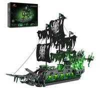 Giocattoli da Costruzione per Nave Pirati con Luci 40001 Nave Fantasma Volante