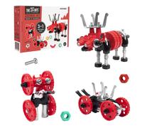 Giocattoli da costruzione STEM Off Bits, educativi, costruisci il tuo robot giocattolo per bambini dai 6 ai 7 anni, ragazzi e ragazze, kit di ing