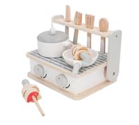 Giocattoli da cucina in legno per bambini, barbecue, simulazione educativa, set da gioco per cucinare