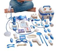 Giocattoli Da Dottore Per Bambini, Set Da Gioco Per Ospedale Pediatrico Con Effetti Sonori E Luminosi, Kit Medico Interattivo Con Stetoscopio Realistico - Regalo Educativo Per Ragazzi