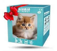 Giocattoli da Gattino Robotico Realistico Ai Giocattolo per Gatti - Porta Infiniti Gioia e Calore Robot di Gatto Peluche Interattivo Adulti Si Muovono Come Un Vero Passeggiate yellow