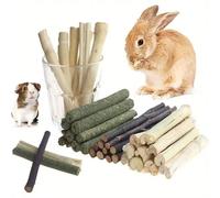 Giocattoli da masticare in ramo di melo naturale per conigli, porcellini d'India, criceti e ricci, aiutano a combattere la noia 50g[Confezione campione]Ramo di mela,100 g[Confezione conveniente]Ramo d