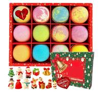 Giocattoli da per l'Avvento - bombe da flizzy, set di spa di Natale, palline per doccia biologiche, regalo per le vacanze | BAMBINO NATURALE FINE PER BASSI GIURNI GIURNI DI