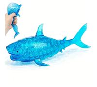 Giocattoli da schiacciare con squalo e delfini per la gestione dello stress, morbidi animali marini come palline sensoriali per adulti, decorazioni da scrivania e bomboniere con motivi oceanici