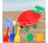 Giocattoli da spiaggia e sabbia per bambini, kit di costruzione di castelli di