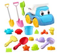 Giocattoli Da Spiaggia - Kit Di Giochi Di Costruzione Di Secchielli Con Pala, Giocattoli Di Castelli Di Sabbia | Per Il Giochi Nel Cortile, , Picnic, Campeggio, Vacanze All'aperto, Viaggi,