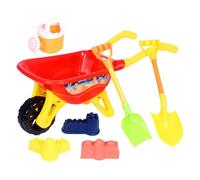 Giocattoli da Spiaggia per Bambini | 7 Pezzi Secchiello Rastrello e Formine Sabbia Portatile,Grande Kit Costruzioni di Sabbia da Spiaggia - per Mare Prato Piscina Giardino Campeggio Picnic Attività In