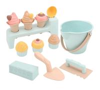 Giocattoli Da Spiaggia Per Bambini, Forme Di Dessert, 1Set, Set Da Spiaggia Con Stampo Per Con Secchiello E , Set Di Giocattoli Sandbox, Colorato Brillante, Per Bambini Sopra I 3 Anni
