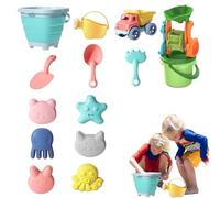 Giocattoli da Spiaggia per Bambini,Gioco Estivo all'Aperto con Secchiello e Pala - Set di Giocattoli da Sabbiera,Per Piscina Cortile Giardino e Sabbionaia