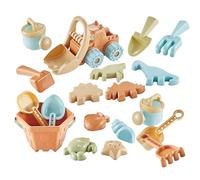 Giocattoli Da Spiaggia Per Bambini - Kit Scatola Di Sabbia Da 20 Pezzi, Per Secchiello Con Rastrello Per Pala Per Dinosauri | Outdoor Seaside Travel Courtyard Water Park Playset Per In