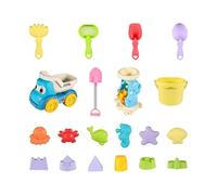 Giocattoli da Spiaggia per Bambini Set da 20 Pezzi con Secchiello e Palette