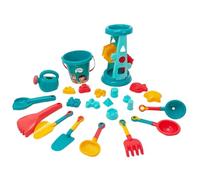 Giocattoli da spiaggia per bambini - Set da gioco estivo colorato da 23 pezzi con giochi acquatici con pala | Kit di attività all'aperto Sandbox - Pacchetto divertente per bambini, ragazzi, ragazze, c