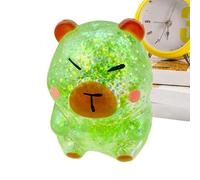 Giocattoli da spremere - Giocattolo antistress Capybara Glitter, Giocattolo di decompressione per animali | Simpatico capibara sensoriale antistress per bambini, adolescenti, adulti, studenti, lavorat