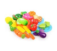 Giocattoli da taglio alimentare per bambini Gioca con il cibo 20 pezzi / set Giocattolo BPA gratuito Frutta Verdura Giocattolo Gioco Accessori da cucina per ragazze Ragazzi