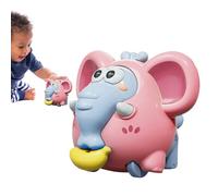 Giocattoli da tirare per bambini piccoli da 1 a 3 anni,Giocattolo da tirare per bambini - Simpatico elefante gattonare giocattolo per bambini giocattolo per tirare per bambini piccoli | Divertente