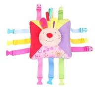 Giocattoli da viaggio per bambini piccoli con 6 paia di fibbie, giocattoli educativi a forma di ape con numeri sul retro e tasca integrata, regali sonori per bambini piccoli per abilità motorie f