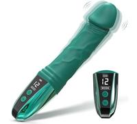 Giocattoli del Sesso,Dildo Anali Giocattoli per Adulti con 10 LED Display,Potente Stimolazione G Spot Vibratore con 12 Modalità,Giocattoli Sesso Anali Maschi Giocattoli Giocattoli per le