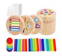 Giocattoli Di Abbinamento Dei Colori Giocattolo Didattico In Legno Per | abbinamento forme Adatto A Riconoscimento Colori Nella Scuola 'Infanzia Asilo E