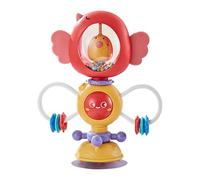 Giocattoli di aspirazione - Set di giocattoli con sonaglio per bambini, materiale ABS | Sonaglio con 8 pollici, 320 g, Spinner di sviluppo interattivo per seggiolone e uso nell'istruzione precoce per