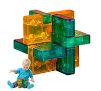Giocattoli di blocco ,Sblocca puzzle nidificati e puzzle | Kongming Lock, Puzzle logico portatile e giocattolo di prova del QI per, adolescenti e adulti
