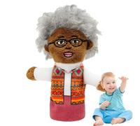 Giocattoli di burattini a Dito per burattini Dito Persone Nere - Cartone animato nero che racconta Una Storia di burattini a Dite,Peluche Cartone animato Africano Nero Persone Racconto