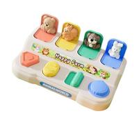 Giocattoli Di Causa Ed Effetto Per Bambini - Giocattolo Con Scatola Per Animali Con Ordinamento Dei Colori | Strumento Educativo Per Lo Sviluppo Precoce Per Ragazzi E Ragazze 3 Anni In Su | Puzzle