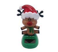 Giocattoli di Danza Solare di Natale | Giocattolo di Danza a testa agitazione di energia Solare di Natale | Figura Ornamento a risparmio energetico, per la decorazione della Casa Ufficio