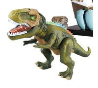 Giocattoli Di Dinosauri - Dinosauro RC Con Leggero, Figure Di Camminata Realistiche Elettroniche | Ventiquattro Gigahertz, Effetto Respiratorio Occhi LED L