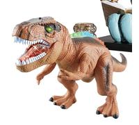 Giocattoli Di Dinosauri - Dinosauro RC Con Leggero, Figure Di Camminata Realistiche Elettroniche | Ventiquattro Gigahertz, Effetto Respiratorio Occhi LED L