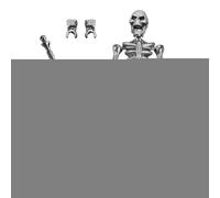 Giocattoli Di Figura Di Ornamenti Da Scrivania - Modello Di Assemblaggio Del Corpo Completo | Flessibile Per Esposizione Di Scaffalature Da Scrivania, Artigianato Di Decorazione Di Halloween