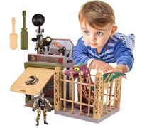 Giocattoli di fuga , set da laboratorio | Giocattolo dinosauro vite dado giocattoli educativi - Set di giocattoli di dinosauro di apprendimento di costruzione STEM per età prescolare 3