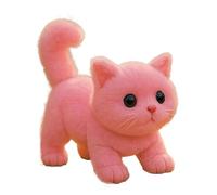 Giocattoli di gatto per, Tiet realistico Giocattolo coccolone per Giocare e coccolare - Giocattoli per bambini Ufficio di Famiglia San Idee regalo di Natale per la festa della mamma.