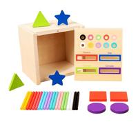 Giocattoli Di Ordinamento Di Colore Per Bambini | Set Di Giocattoli In Legno Per Il Riconoscimento Del Colore | Attività Di Stimolazione Intellettuale | Per In Classe A Casa Scuola materna Prescolare