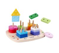 Giocattoli di Ordinamento - Tavola Geometrica Educativa - Impilatore per Ordinamento Forme | per Bambini, Casa, Scuola 'Infanzia, Asilo, Viaggio, Sviluppo E Apprendimento