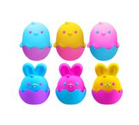 Giocattoli di Pasqua in silicone Chicka DeeDoos e Hoppity Doos